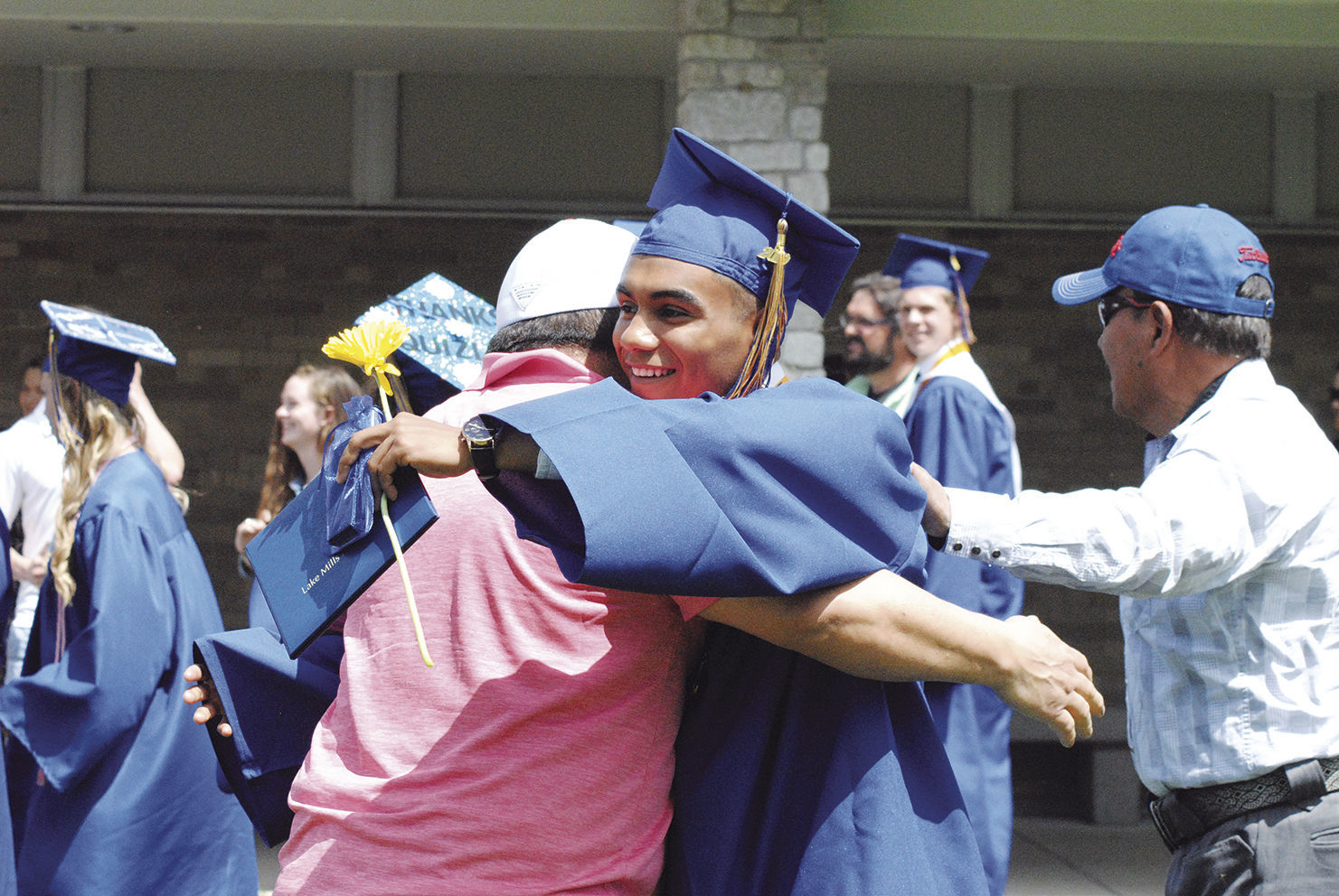 Lake Mills High School graduation
